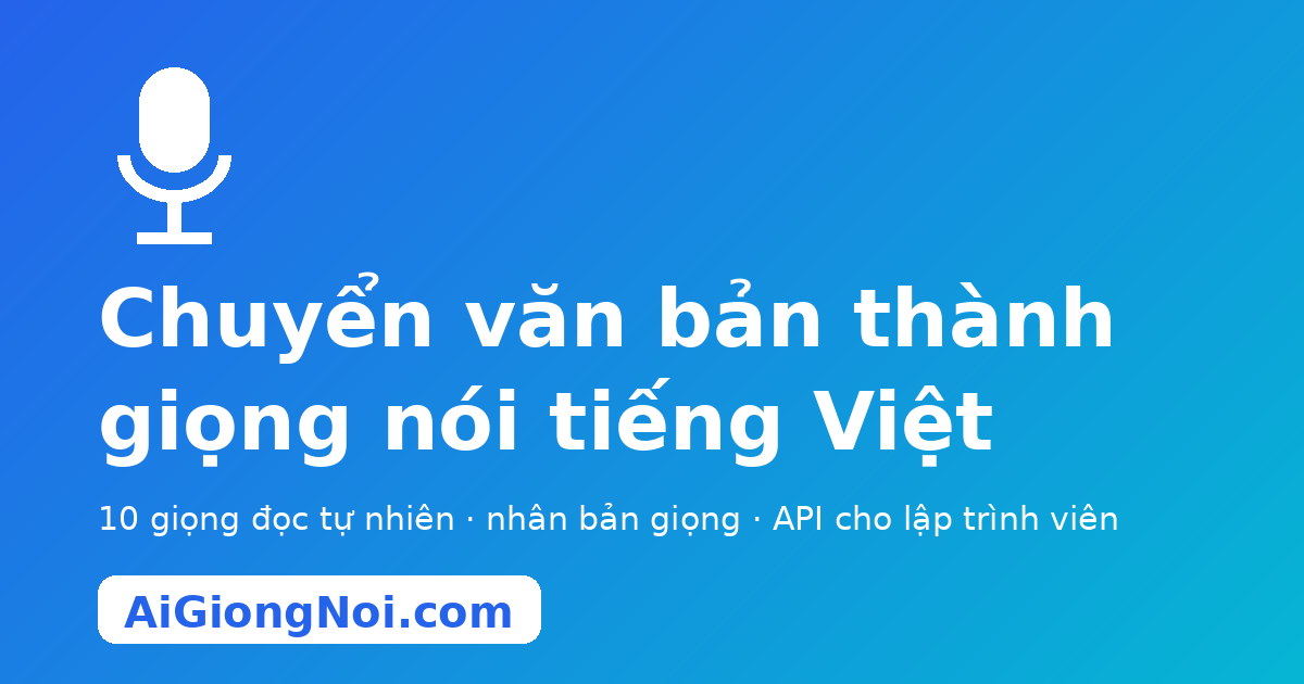AI Giọng Nói